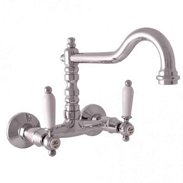 Dřezová baterie RAV SLEZÁK Morava 100 mm chrom MK502.0/28