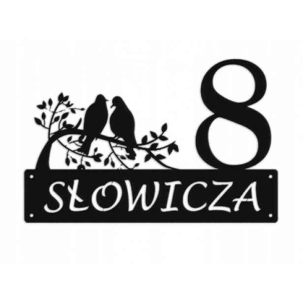 Číslo Na Dům 80 cm Tabule Adresa Ocel 2 mm Grafika 28