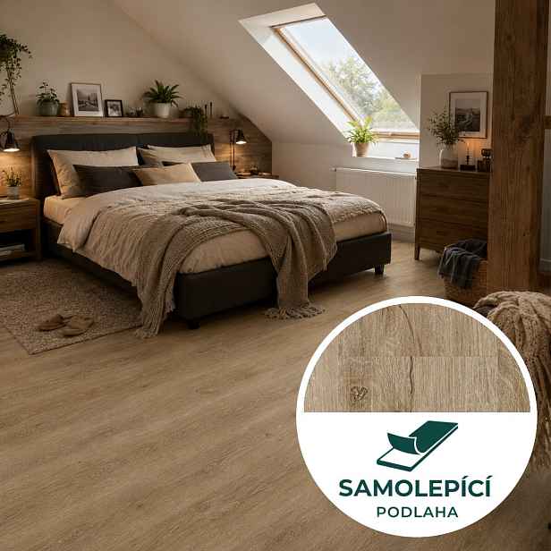 Vinylová podlaha samolepící Canadian Design Ottawa Peel & Stick, 914,4 x 152,4 mm, Egibi
