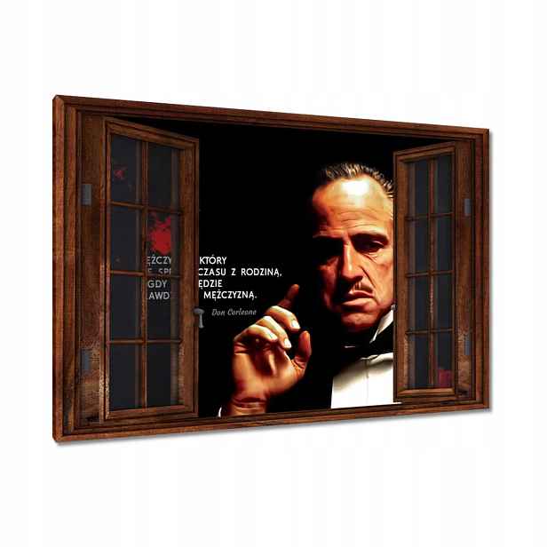 Obrazy 120x80 Don Vito Corleone God Fat