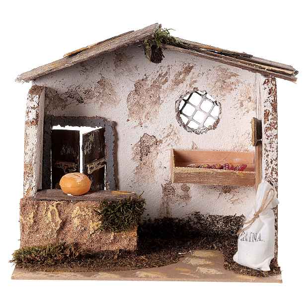 Budova na zdobení Betlémů „Pekárna“ – 20x14x18 cm – Ruční Výroba