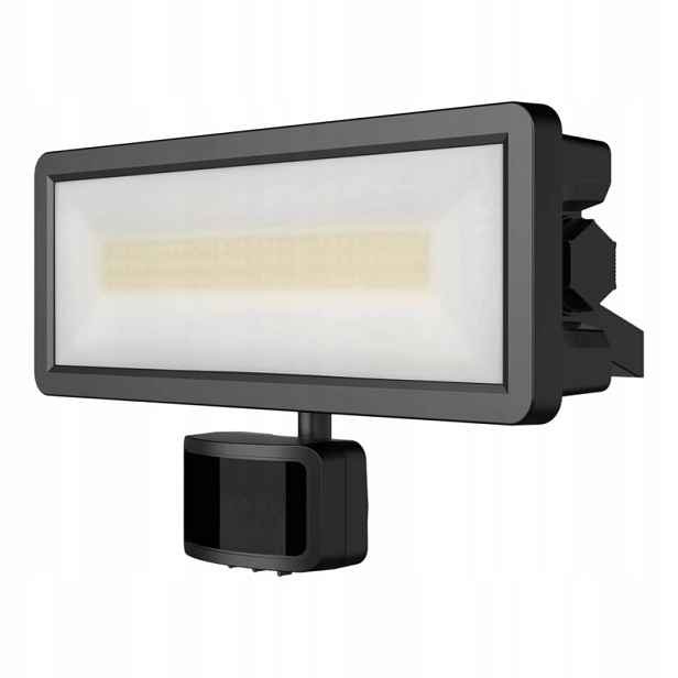 Reflektor GoodHome Davern 30 W 3750 lm 5000 K s pohybovým senzorem, černý