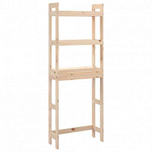 vidaXL Toaletní regál 63 x 26 x 171 cm masivní borové dřevo