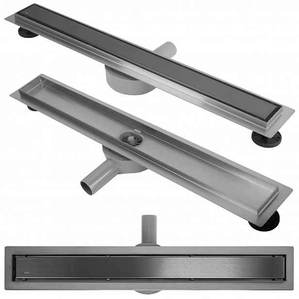 Lineární Odtok Neox Pro Titan Nerezová Ocel 70 cm Rea