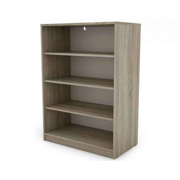 Polovysoký regál Carlos, dub sonoma, šířka 75 cm