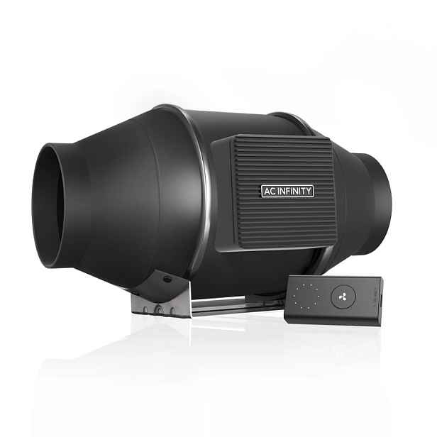 Ac Infinity ventilátor Cloudline Pro 100 mm 350 m3/h 10 režimů regulátor
