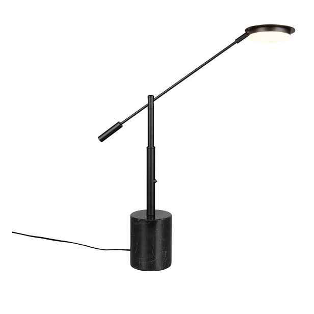 Černá LED stolní lampa (výška 65 cm) Fiore – Trio Select