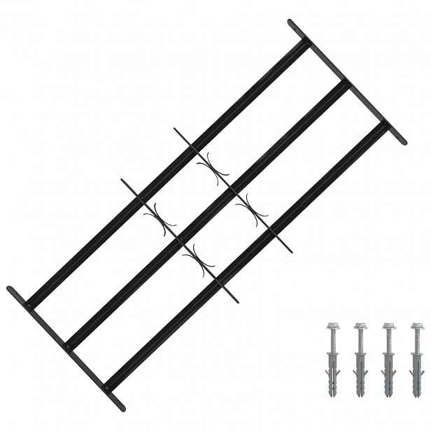 vidaXL Bezpečnostní mřížka okna 116 x 45 cm Pozinkovaná ocel