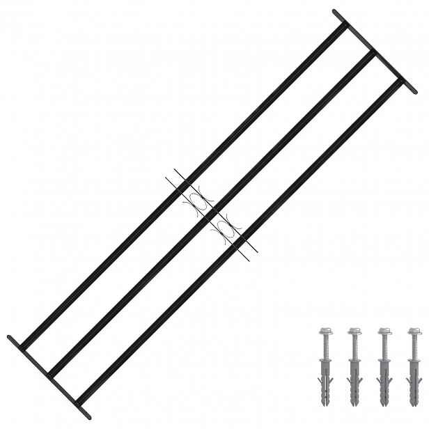vidaXL Bezpečnostní mřížka okna 174 x 45 cm Pozinkovaná ocel