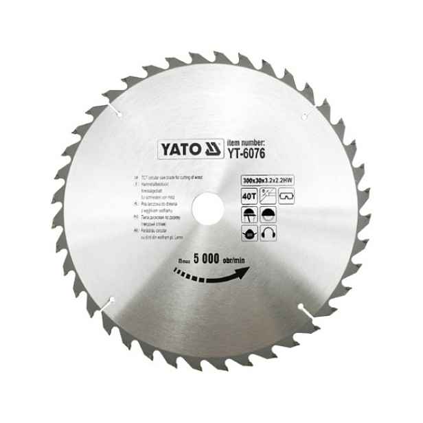 Yato Widiová Kotoučová Pila 300x30 mm 40 Zubů 6076