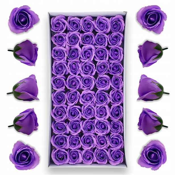 50 Ks Růží Mýdlové Růže Hlavičky Mýdlové Květy Do Flowerboxu Mýdlové Květiny