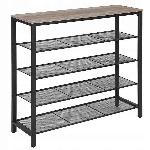Na boty skříňka velký regál předsíň 100 cm Loft