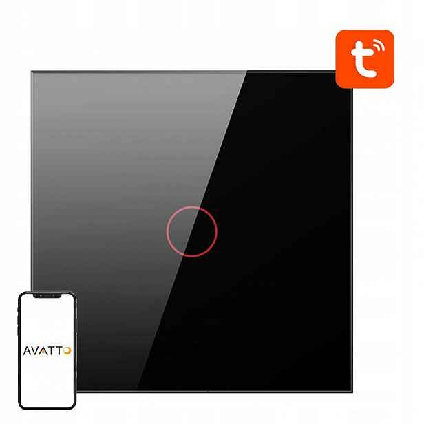 Avatto Dotykový Spínač Zigbee ZTS02-EU-B1 Pro Tuya Dálkové Ovládání