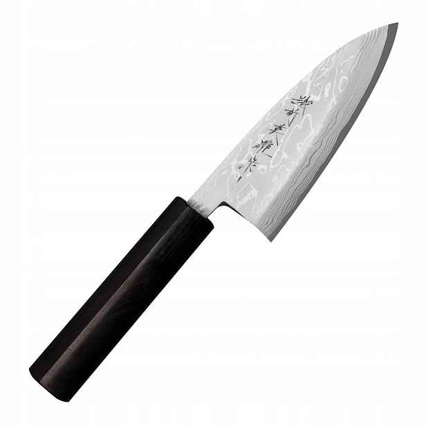 Hideo Kitaoka Shirogami Satin Japonský Nůž na filetování Deba 61-63HR 12 cm