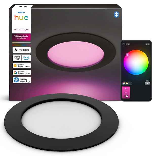 Led panel Podomítkové svítidlo IP44 Wca Rgb Slim Downlights 170 mm Philips Hue