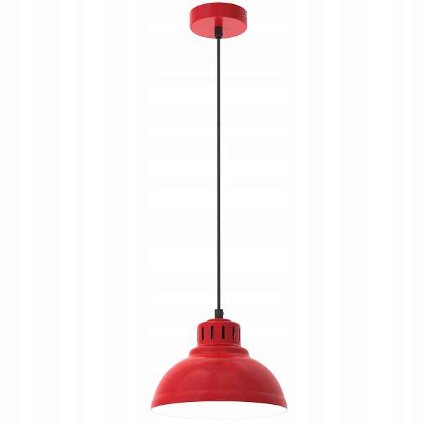 Stropní svítidlo Sven s červeným stínidlem Ø21 cm E27 15W Luminex