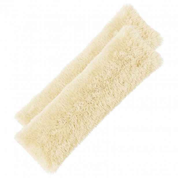 vidaXL Povlak na polštář 2 pcs HEERLEN Krémová 40 x 145 cm PV fleece