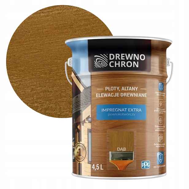 Drewnochron Impregnat Extra 4,5L Dub
