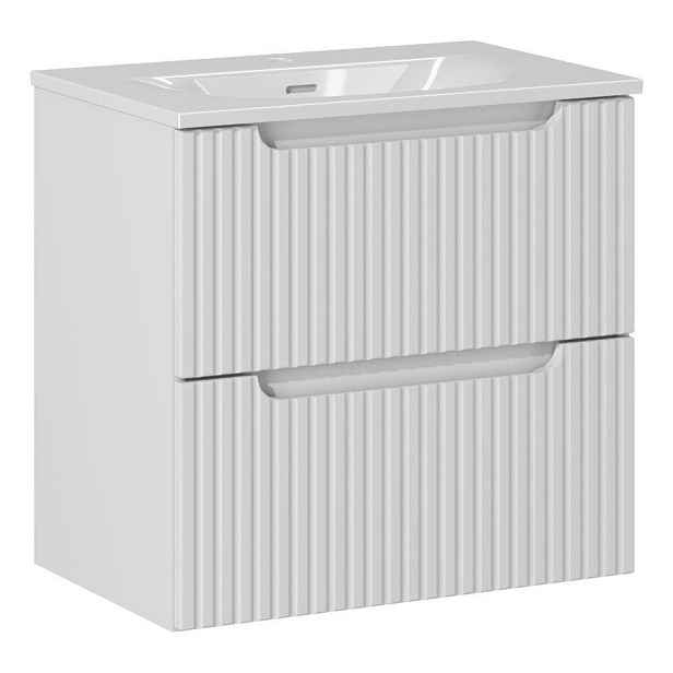 Comad Koupelnová skříňka Nova White II Sky se zápustným umyvadlem 60 cm bílá