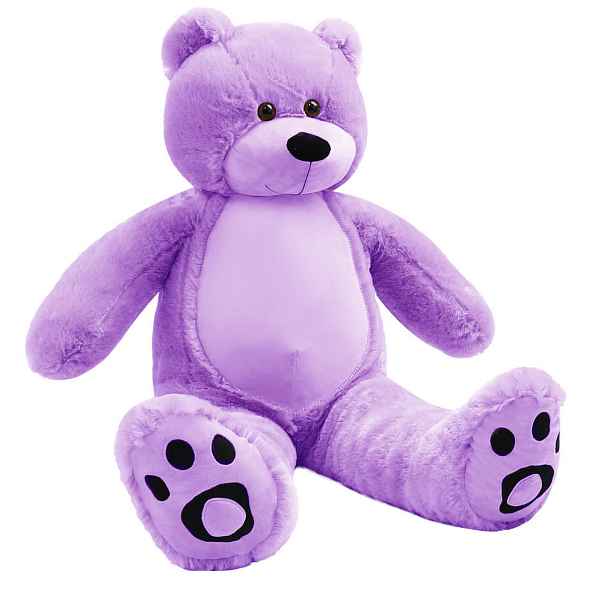 Vercart TEDDY plyšové hračky Fialový 92 cm