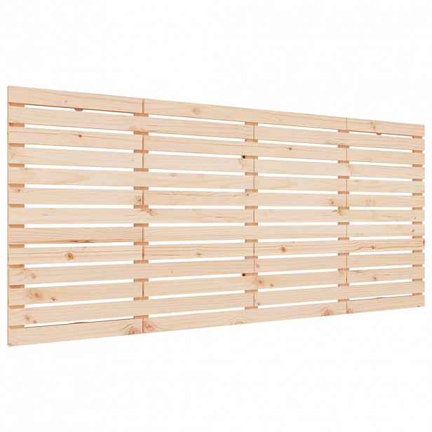 vidaXL Nástěnné čelo postele 206 x 3 x 91,5 cm masivní borové dřevo