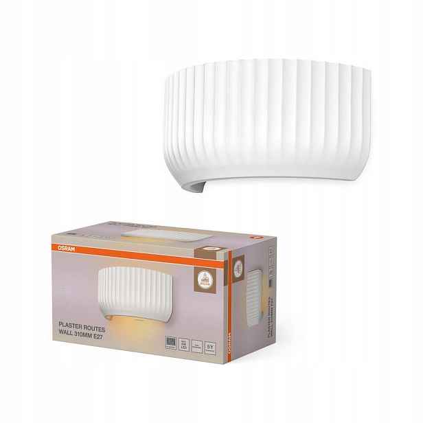 Nástěnná lampa Svítidlo E27 Dekorativní bílá Dekorace Osram