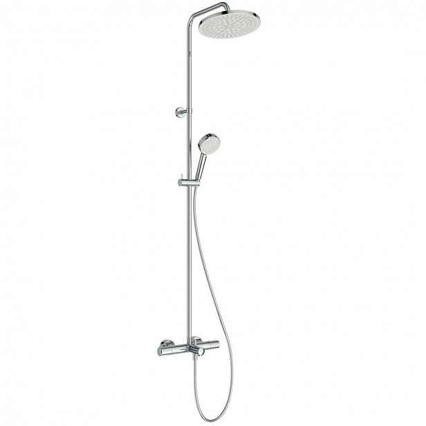 Ideal Standard Ceratherm T25 - Sprchový set s vanovým termostatem, průměr 25 cm, 2 proudy, chrom A8480AA