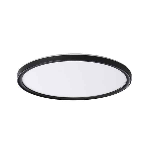 KANLUX AZPO stropní LED svítidlo, o 290mm, 18,5W, 3000/4000/6000K, IP54, černá mat