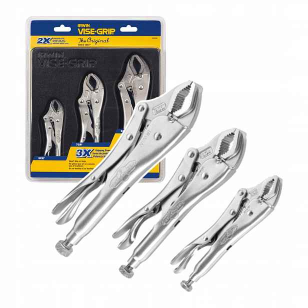 Sada kleští Irwin Vise Grip 3 ks 5CR 125 mm 7CR 175 mm 10CR 250 mm