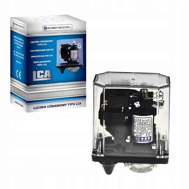 Tlakový spínač pro hydroforové čerpadlo Hydro Vacuum LCA2 2-8 Bar Polský