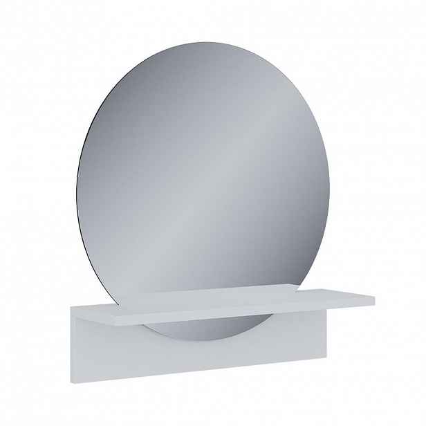 Vicco KOUPELNOVÉ ZRCADLO Elyra Bílá 50 x 54.5 cm s policí