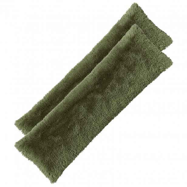 vidaXL Povlak na polštář 2 pcs HEERLEN Zelená 40 x 145 cm PV fleece