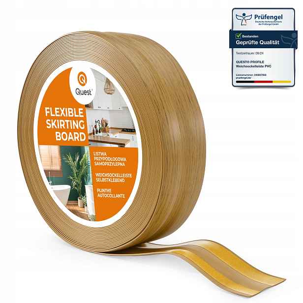samolepicí podlahová lišta Pvc 32x23 mm dub 25 m