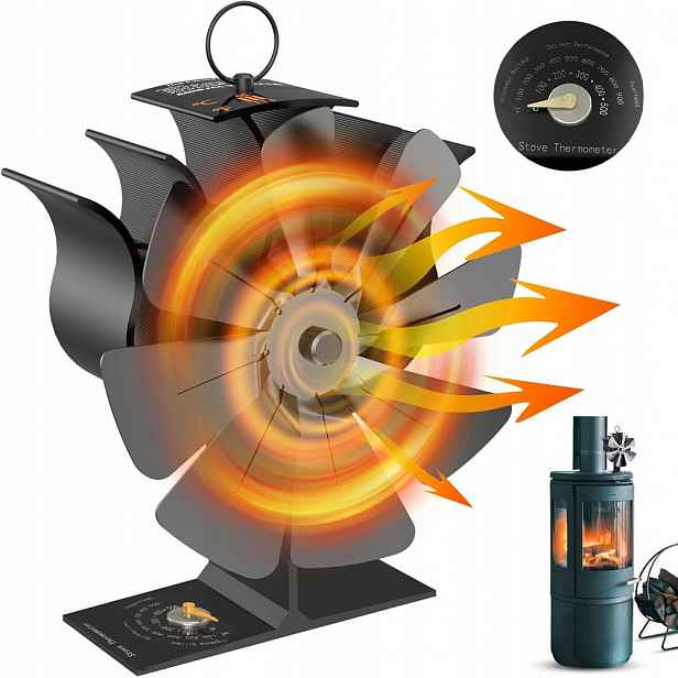 Termoelektrický Krbový Ventilátor Napájený Teplem, Krbový Ventilátor