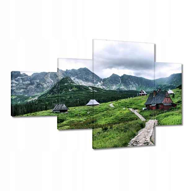 Obrazy 130x80 Tatry Hala Gąsienicowa