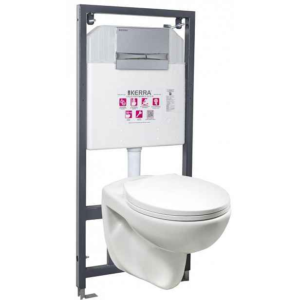 KERRA - Instalační set WC Doris/Adriatic CHR 5907548117922