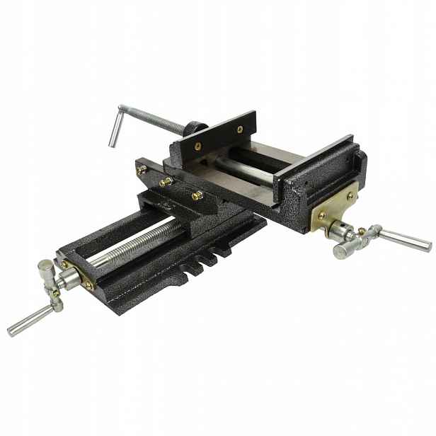 Křížový Svěrák Dvouosý Strojový 125 mm Geko