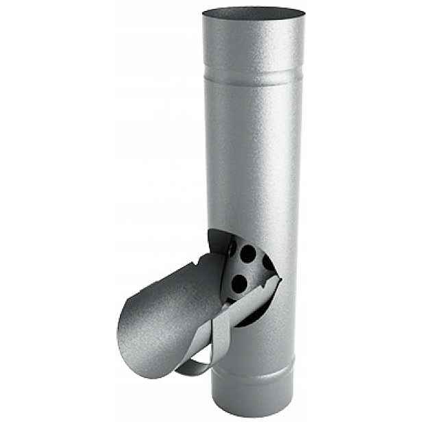 Lapač dešťové vody Flamingo Budmat fi 100 mm stříbrný 9006