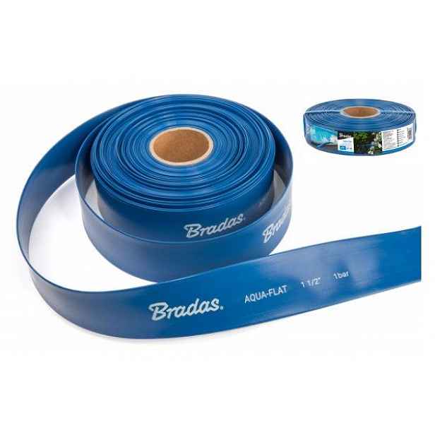 Plochá Gumová Hasičská Hadice 1'' 25 mm Pro Vodní Čerpadlo 30 m