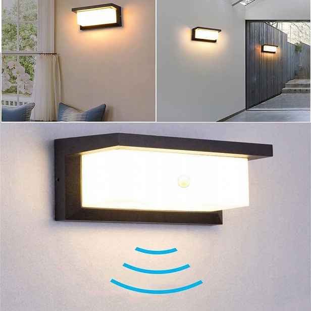 Led fasádní lampa 18W venkovní zahradní nástěnné svítidlo 265V IP65