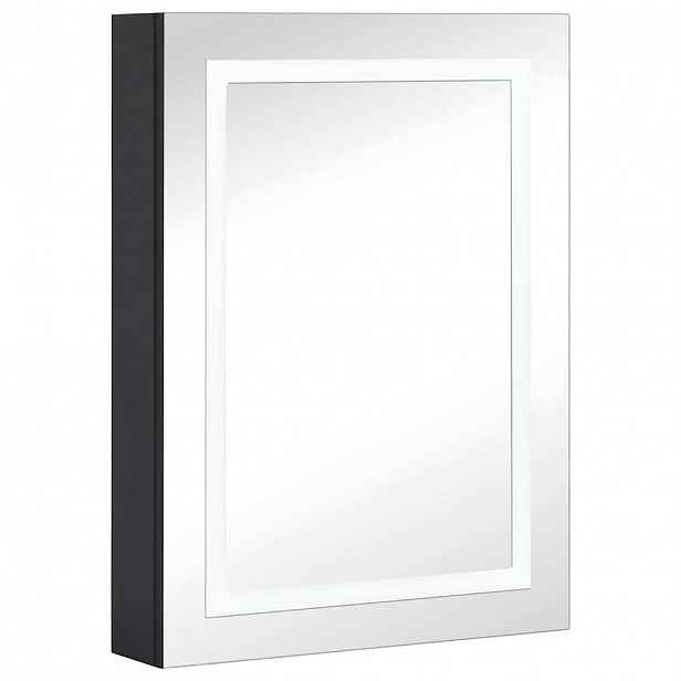 vidaXL LED koupelnová skříňka se zrcadlem 50 x 13 x 70 cm