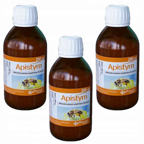 Apistym na nosemózu nosím včely, přísada do sirupu 200 Ml x 3