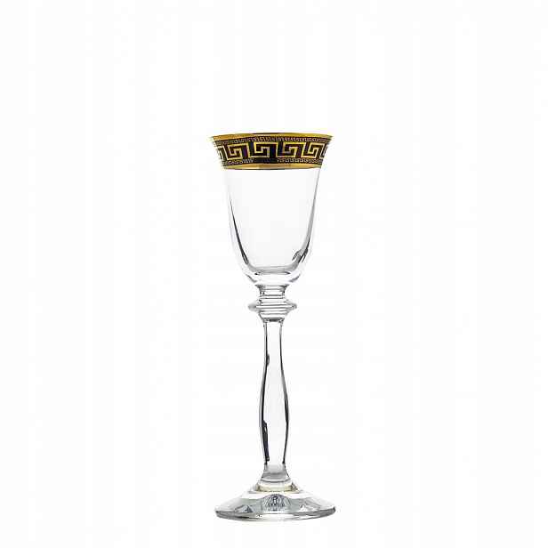 Bohemia Angela 60 ML Sklenička Verso Gold 6 Ks