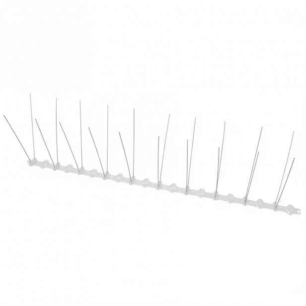 Hroty proti ptákům na plastovém podstavci 2x120x500 mm