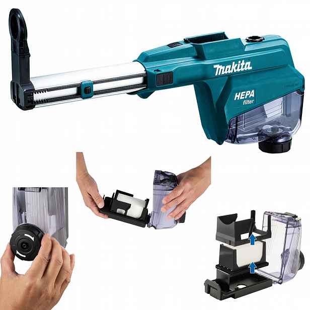 Makita DX15 Systém Odsávání Prachu HR007G HR2663