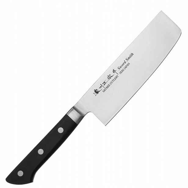 Satake Satoru Japonský ostrý kuchyňský Nůž Nakiri sekáček 16 cm