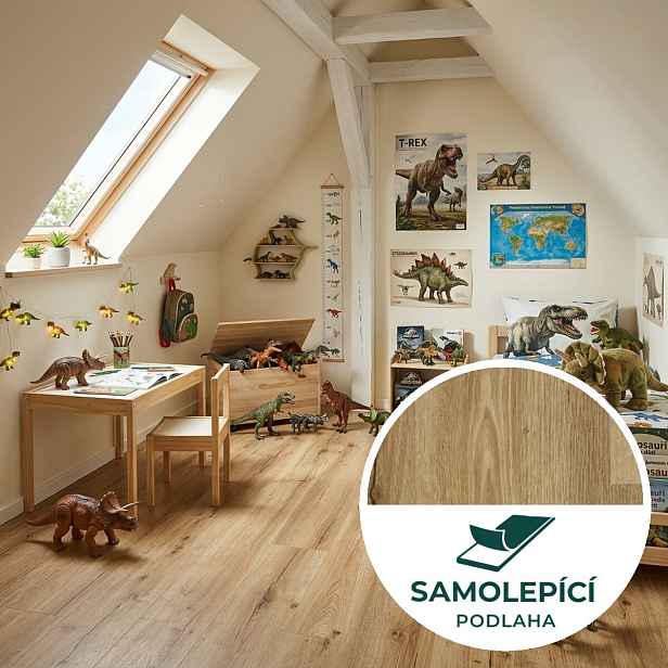 Vinylová podlaha samolepící Canadian Design Canmore Peel & Stick, 914,4 x 152,4 mm, Egibi