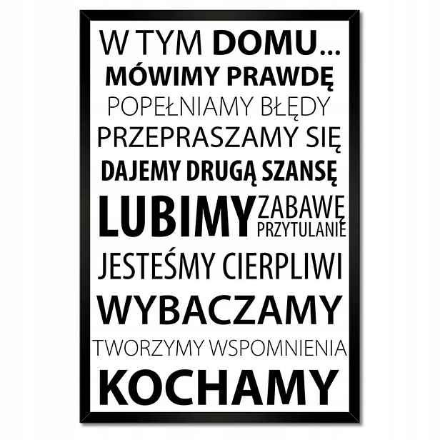 Plakáty v rámu 40x60 V tomto domě říkáme pravdu