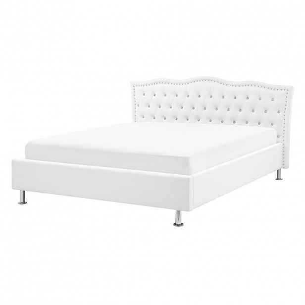 Beliani POSTEL 140/200 cm Bílá Metz