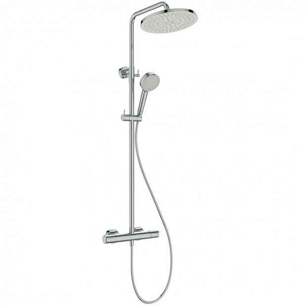 Ideal Standard Ceratherm T25 - Sprchový set s termostatem, průměr 26 cm, 2 proudy, chrom A8495AA